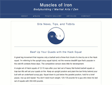 Tablet Screenshot of musclesofiron.com